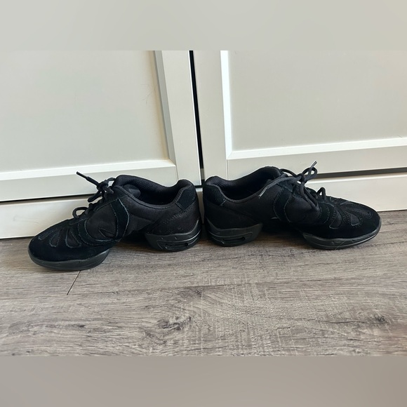 SANSHA Hi-Step Dance Sneaker, Shimmery Black - Picture 5 of 11